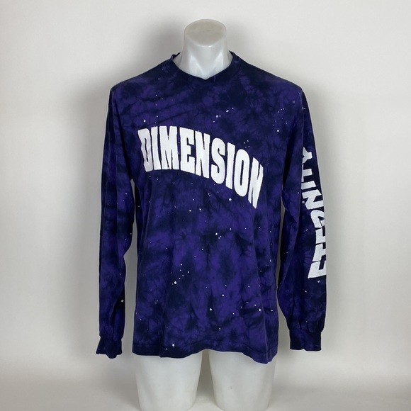 TOTAL LUXURY SPA KAOS / DIMENSION - L/S TEE - SPLATTER WOMENS Or UNISEX SIZE L - Picture 2 of 8